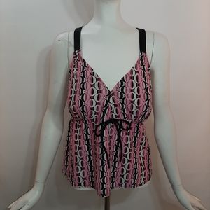 Contour by Beach Scene Tankini Swim top